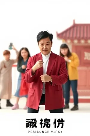 海边白色观测塔的剪影，塔顶红灯在暮色中亮着